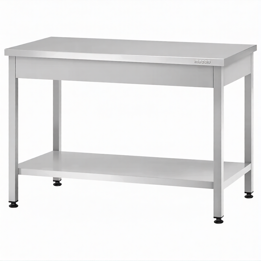 Стол производственный СПРп - 860х1000х600 «Profi Ral» (полка сплошная)