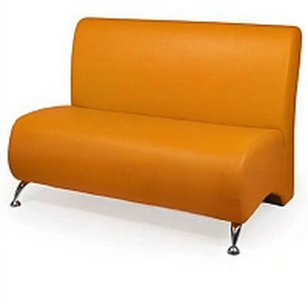 Диван двухместный ДО-7/3 (кожзам Эконом белый)