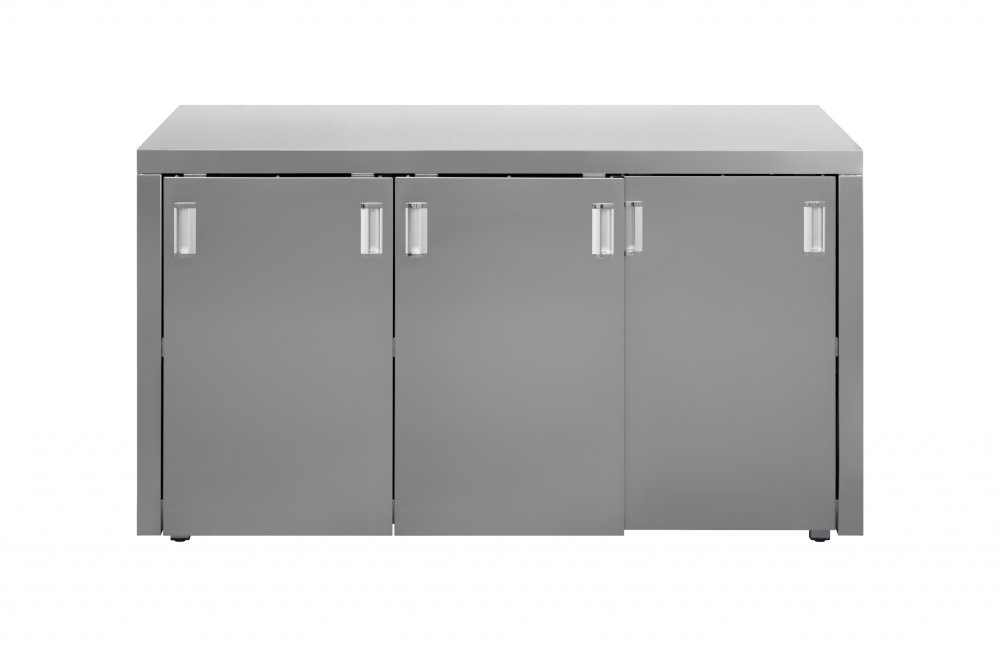 Стол-тумба универсальный Luxstahl СТУ3-17/6 двери-купе