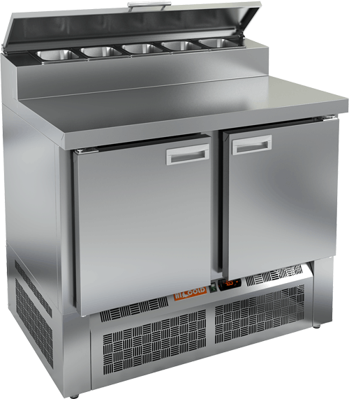 Стол охлаждаемый для пиццы HICOLD PZE2-11/GN (1/6H)
