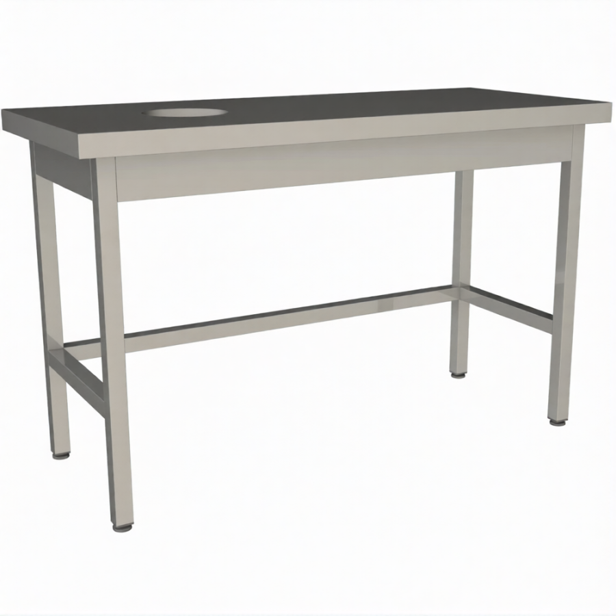 Стол для сбора пищевых отходов без борта СПО-9/6-О-Л