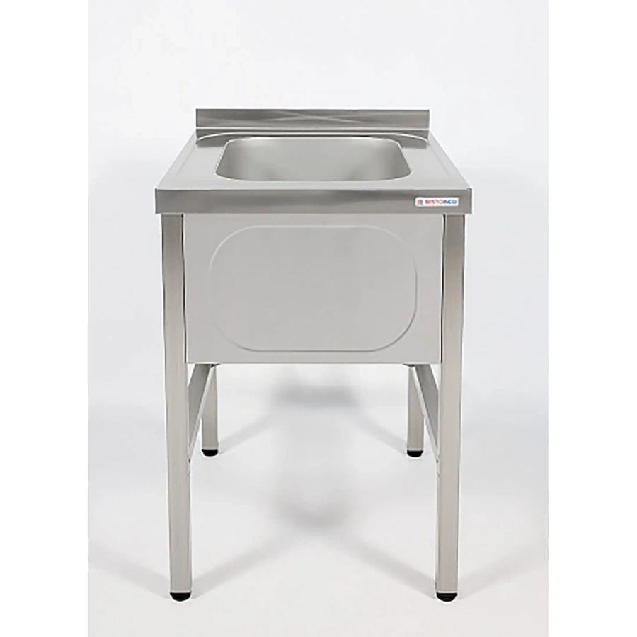 Ванна моечная односекционная цельнотянутая с бортом ВМЦ-1/6/6-Б