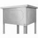 Ванна моечная ВМСн 530/2  2 м/о 430х430х300 (полка с 2-мя отв., борт; ножка угл.)