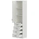 Шкаф-колонка для документов WHITE LITE 4