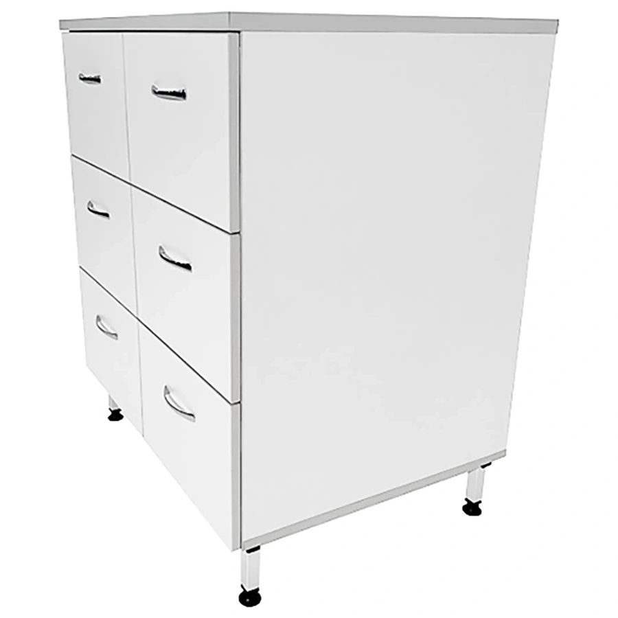 Стол-тумба лабораторная ТЛ 18.007 (белый)