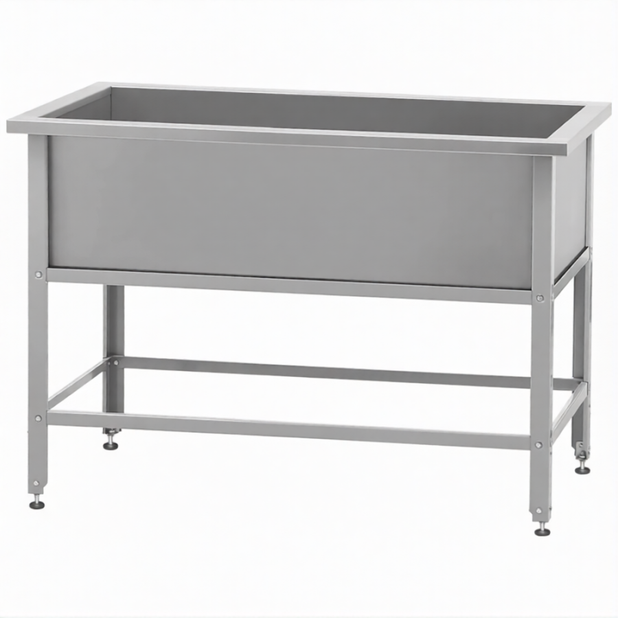 Ванна моечная ВМСн 1210 (860х1210х630)  1 м/о 350х1110х530 (ножка угловая)