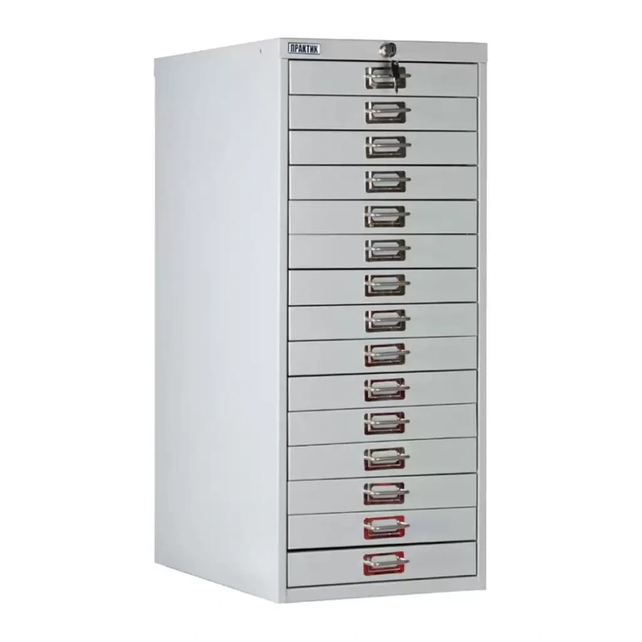 Картотечный шкаф ПРАКТИК MDC-A3/910/15