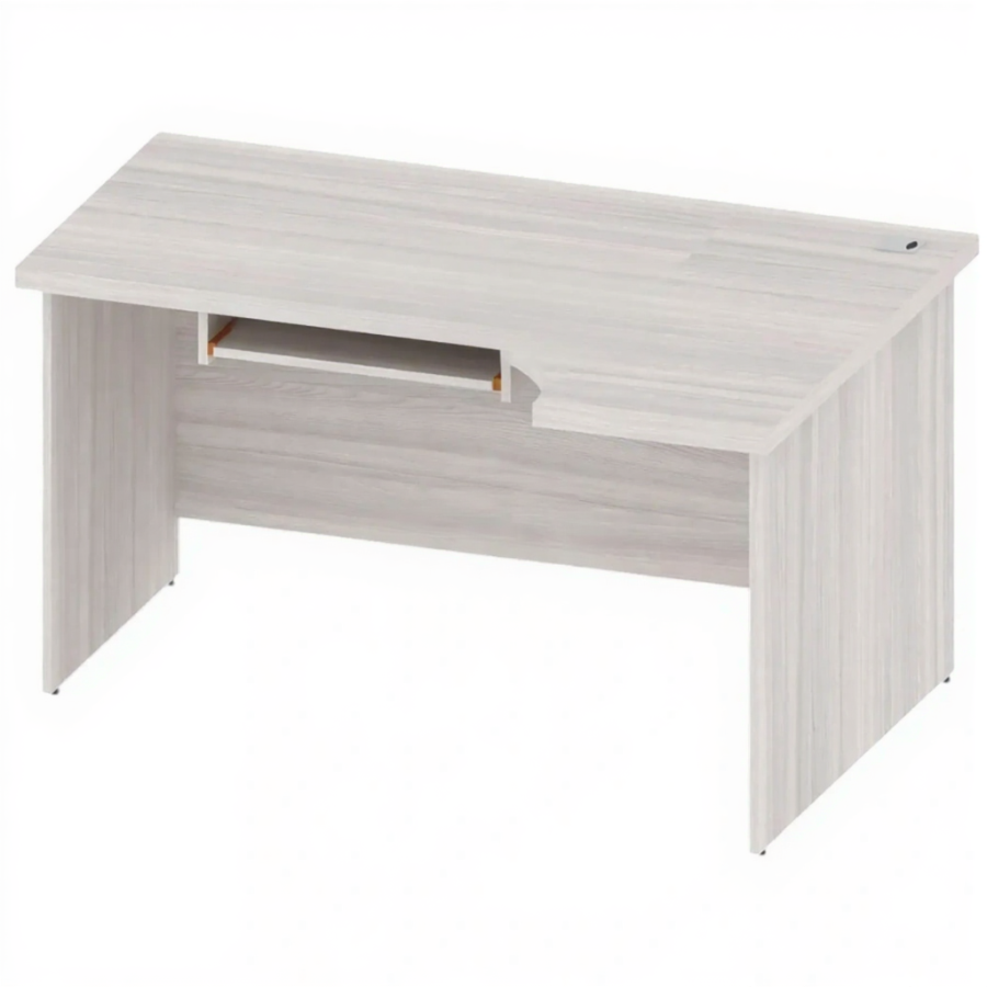 Стол письменный угловой правосторонний ОФ-СТ-101, Ясень Шимо Светлый