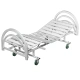 Кровать функциональная механическая 4-х секционная КМ-4П (каркас белый)
