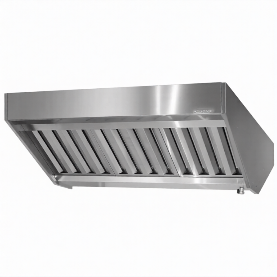 Зонт вытяжной полуоткрытый ЗВПб 400х1800х2000 «Base» островной