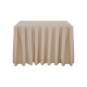 Скатерть-юбка 1,215х0,72х0,89 м «Журавинка» бежевая гладь
