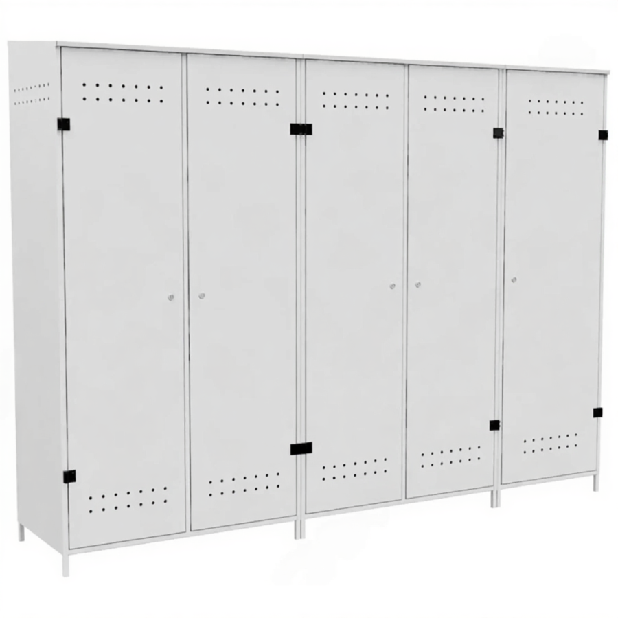 Шкаф металлический для газовой рампы (5 баллонов) 2000х2607х560